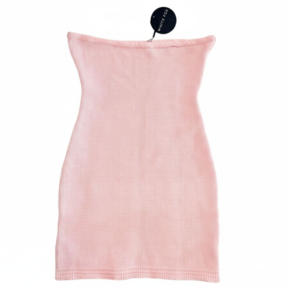 NWT White‎ Fox Boutique Womens XL Baby Pink Almost Everyday Strapless Mini Dress